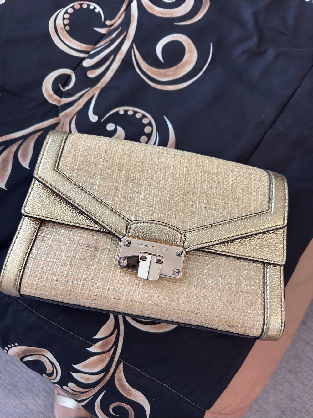 Michael Kors Gold Handbag